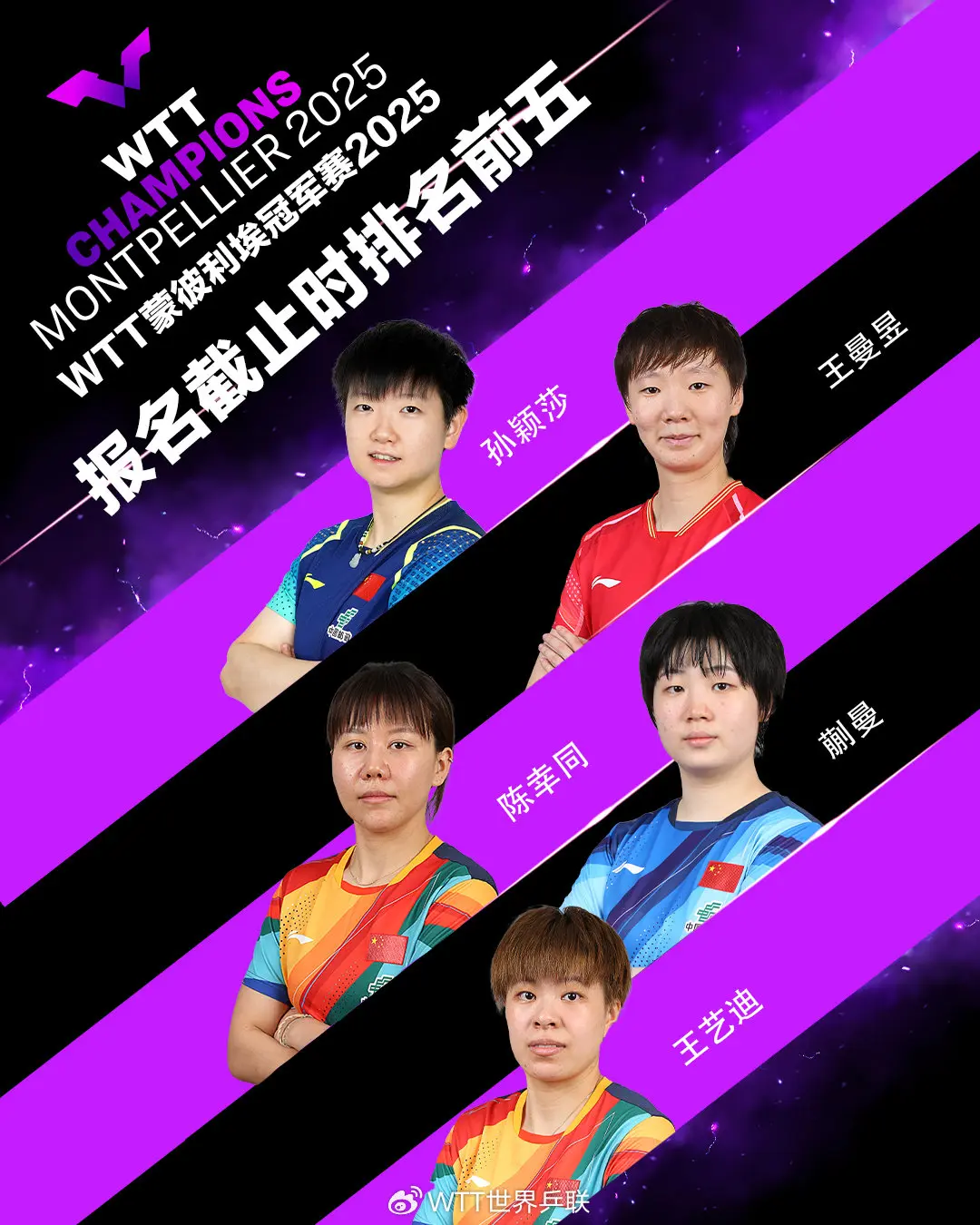 男单冠军, 出现多人扎 男单冠军, 出现多人扎